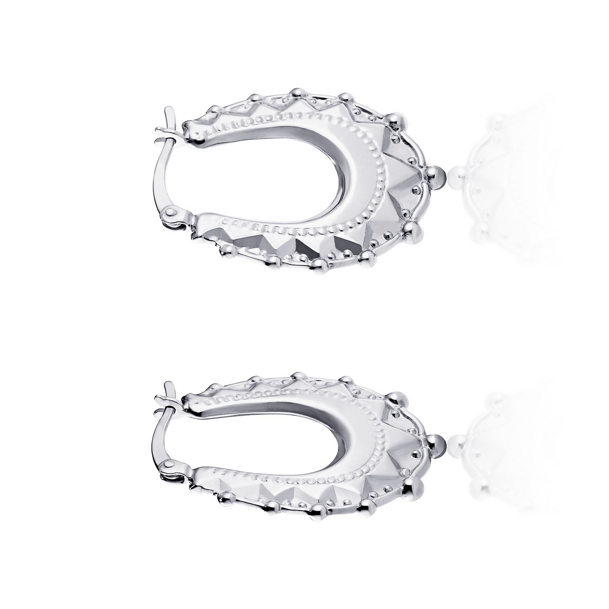 Creole Hoop Earrings Solid Sterling Siver 925 Hallmarked Brand New Boxed