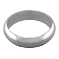 Mens 6mm Heavy Curve Band Ring 925 Hallmarked British Made Sizes J - Z