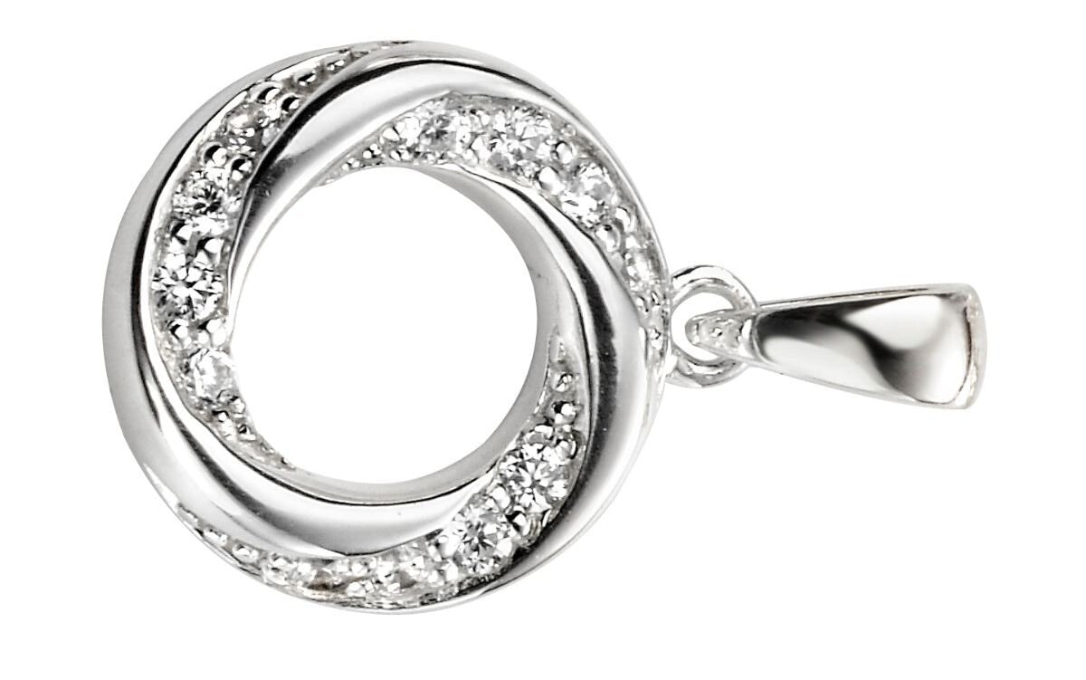 Channel Set Gemstone Pendant Sterling Silver 925 Hallmarked All Chain Lengths