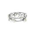 Freshwater 9 Pearl Sterling Silver 925 Hallmarked British Made Size K - T