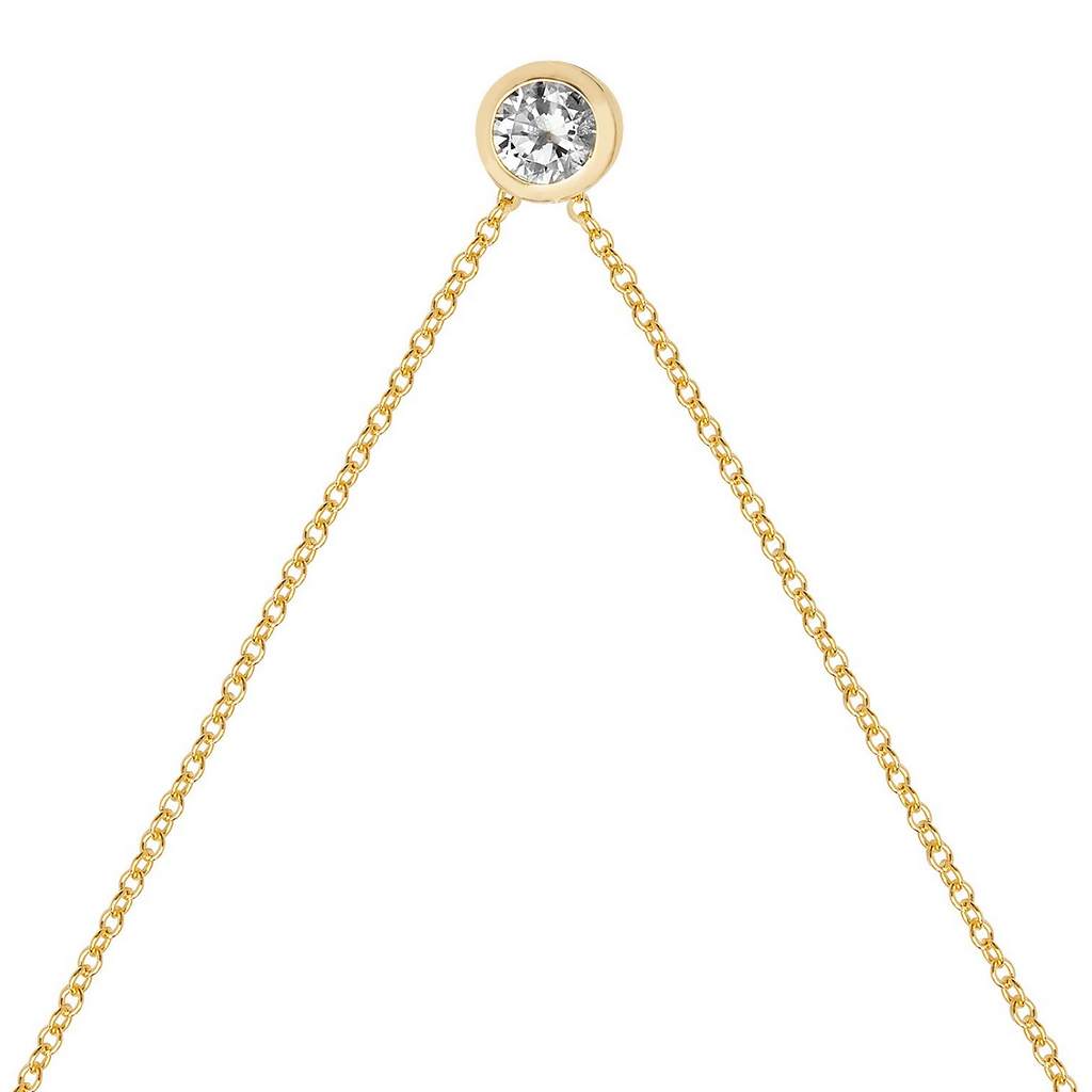 Ladies Flush Round Necklace 9ct Yellow Gold 375 Hallmarked British Made