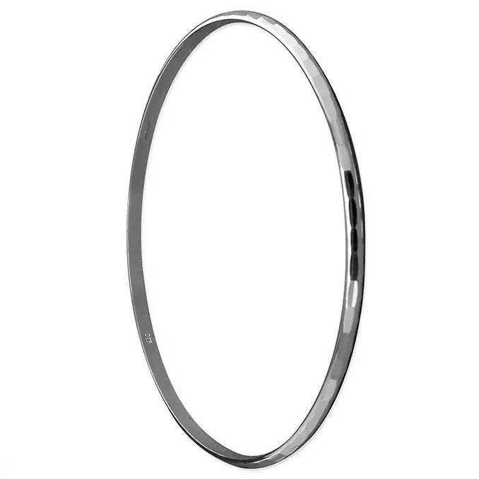 DC Solid Slave Bangle Sterling Silver 925 Hallmarked British Made Brand New