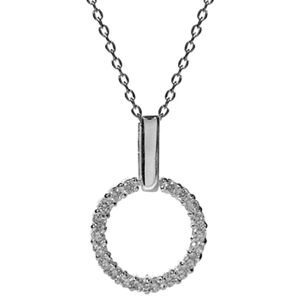 Statement Hoop Necklace Solid Sterling Silver 925 Hallmarked British Made