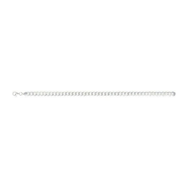 Sterling Silver Curb Chain Solid British Made Fully Hallmarked Brand New 18"
