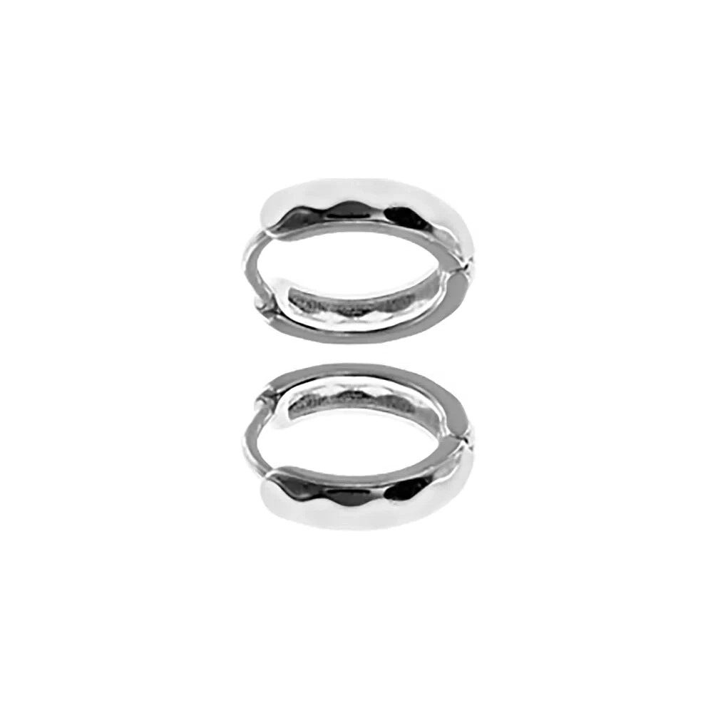 10mm Lexi Chunky Huggie Hoops Sterling Silver 925 Hallmarked Brand New Boxed