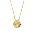 9ct Yellow Gold English Rose Pendant 375 Hallmarked British Made Brand New Boxed