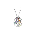 Marquise Tree Of Life Pendant Sterling Silver 925 Hallmarked All Chain Lengths