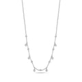 13 Natural Diamond Flush Necklace 18ct White Gold Hallmarked British Made