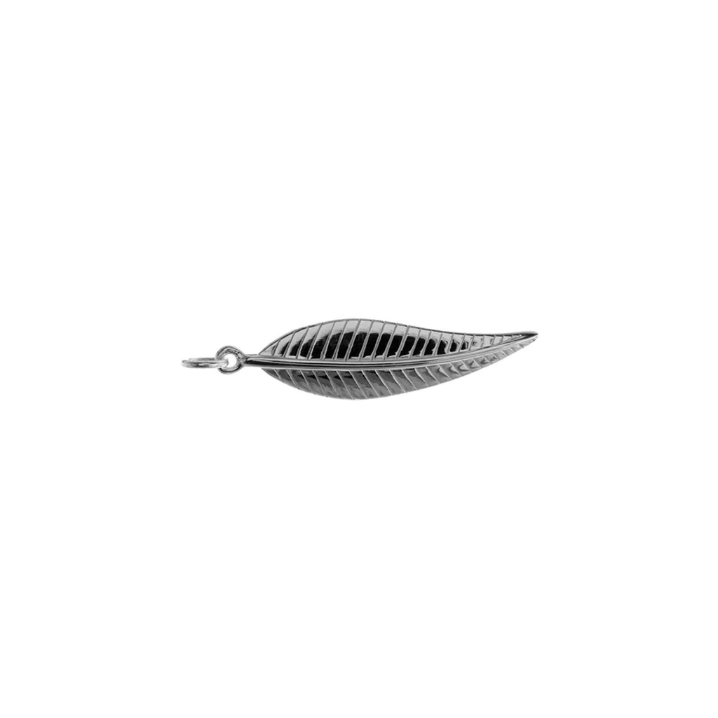 Elongated Leaf Pendant Sterling Silver 925 Hallmark All Chain Lengths Brand New