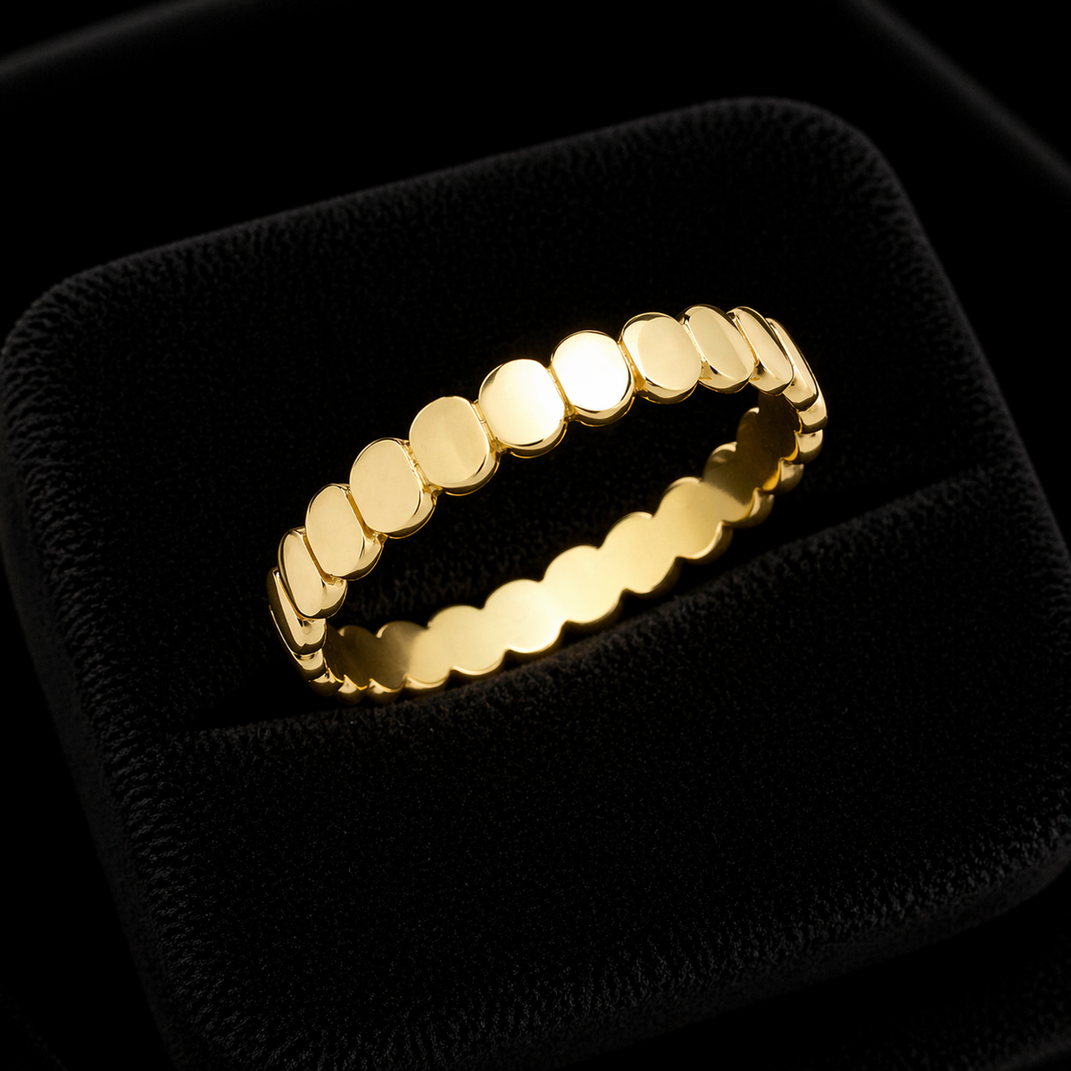 Oval Twist Ring 9ct Yellow Gold Hallmarked Sizes L - S British Made Brand New