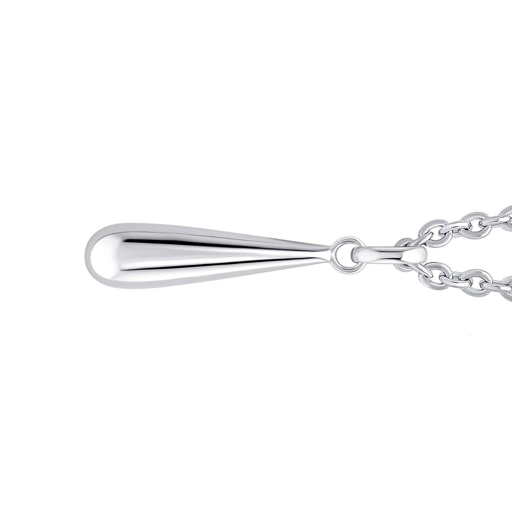 Teardrop Pendant Sterling Silver 925 Hallmarked All Chain Lengths British Made