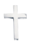 Large Slider Cross Sterling Silver Pendant 925 Hallmarked All Chain Lengths
