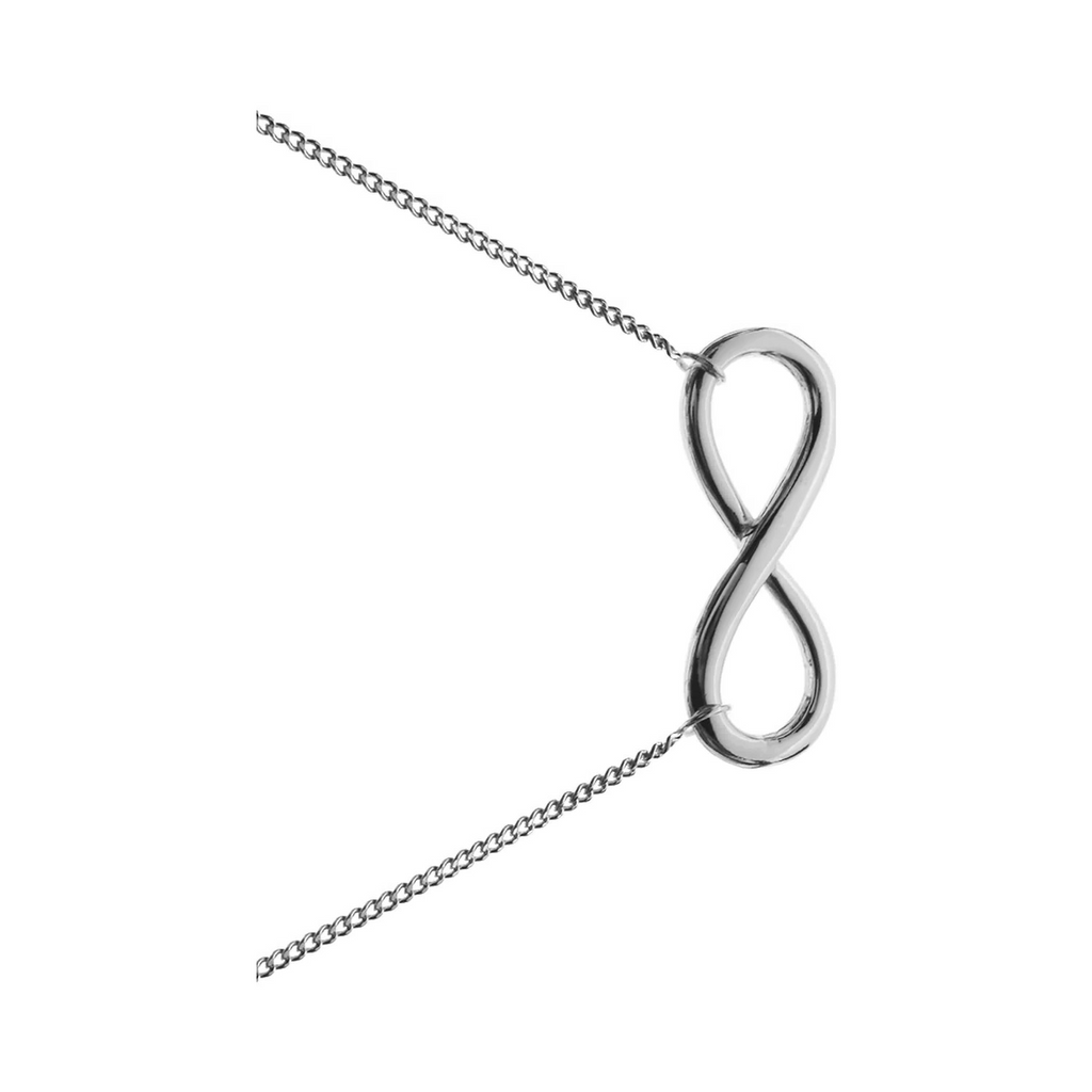 Original Infinity Necklace Solid Sterling Silver 925 Hallmarked British Made