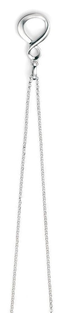 Infinity Loop Pendant Solid Sterling Silver 925 Hallmarked All Chain Lengths