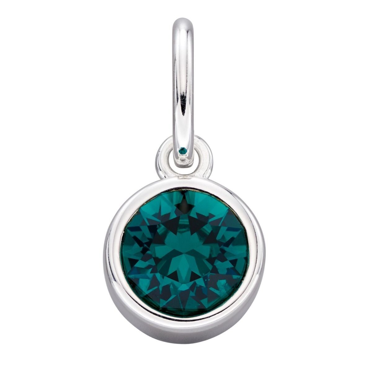 Crystal Birthstone Pendant Sterling Silver 925 Hallmark British Made All Months