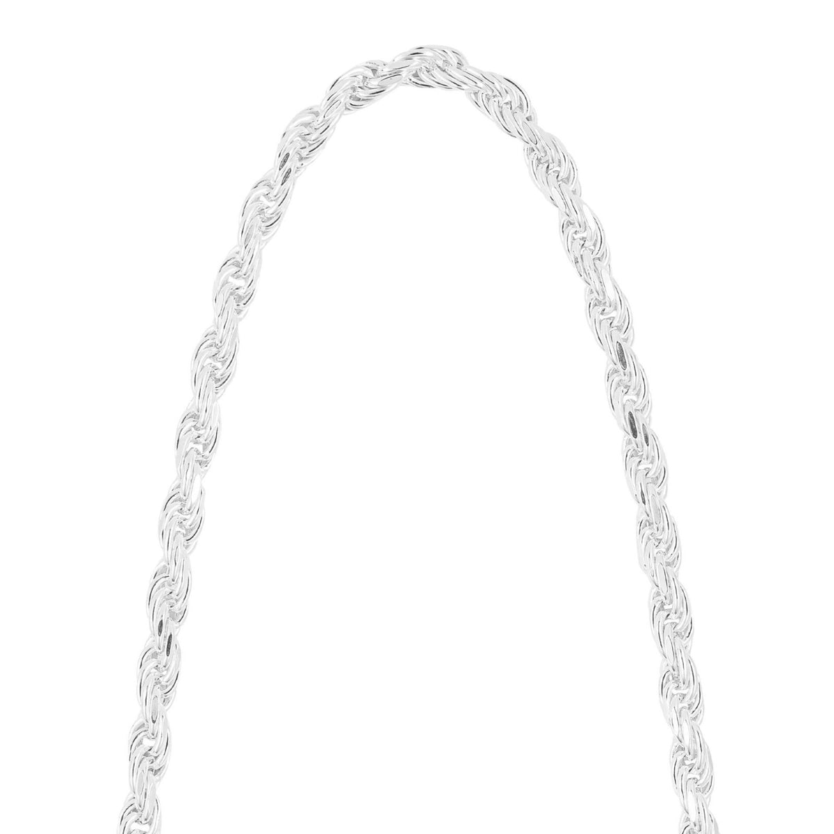 DC Rope Chain Necklace Sterling Silver 925 Hallmarked Brand New Boxed