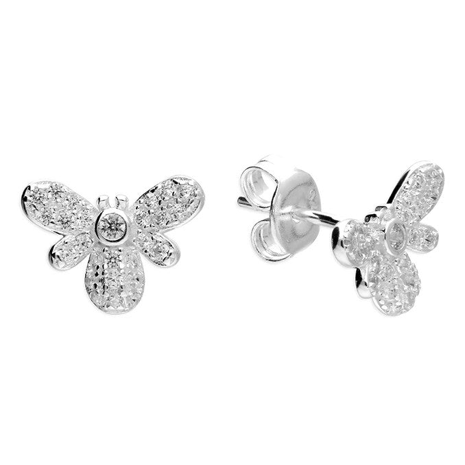 Statement Bee Earrings Sterling Silver 925 Hallmarked British Made Brand New