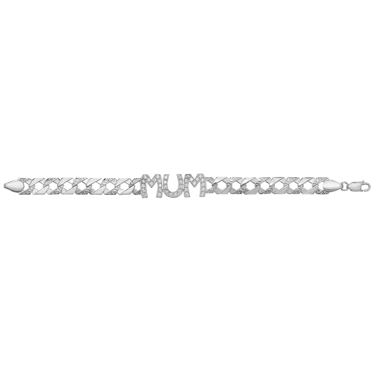 Mum Gemstone Bracelet Sterling Silver 925 Hallmarked British Made (Mothers Day)