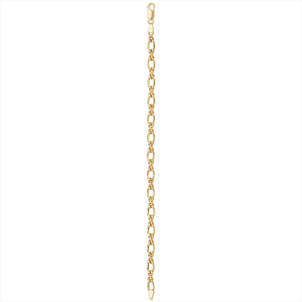 Oval Link Twist Bracelet 9ct Yellow Gold 375 Hallmarked British Made Brand New