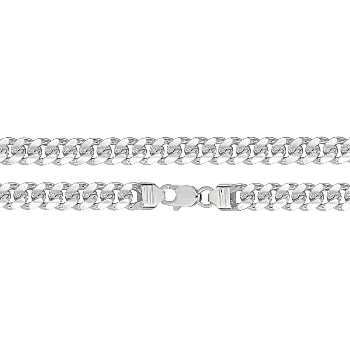 Sterling Silver Cuban Chain British Made 925 Hallmarked  22" Weight 110 g