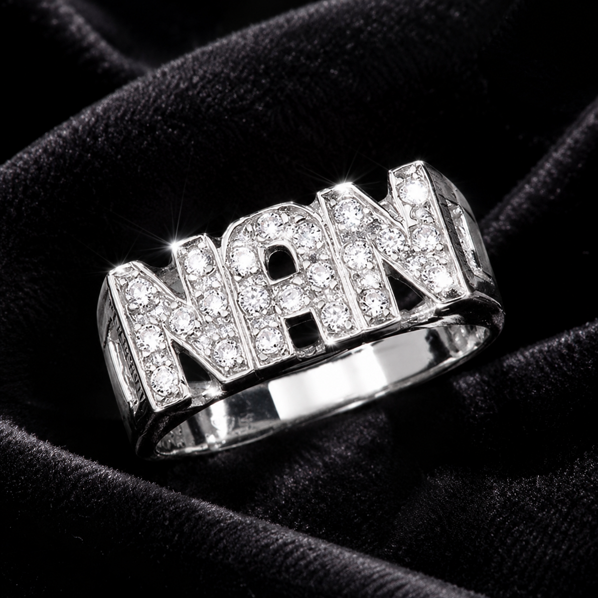 Nan Gemstone Ring Sterling Silver 925 Hallmarked Sizes L - T British Made