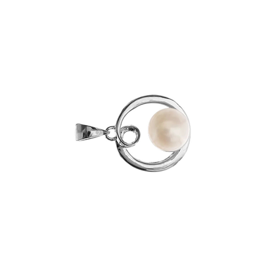 Loop Pearl Pendant Sterling Silver 925 Hallmarked All Chain Lengths Brand New