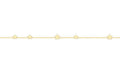 Ladies Star Design Bracelet Solid 9ct Yellow Gold 375 Hallmarked British Made 