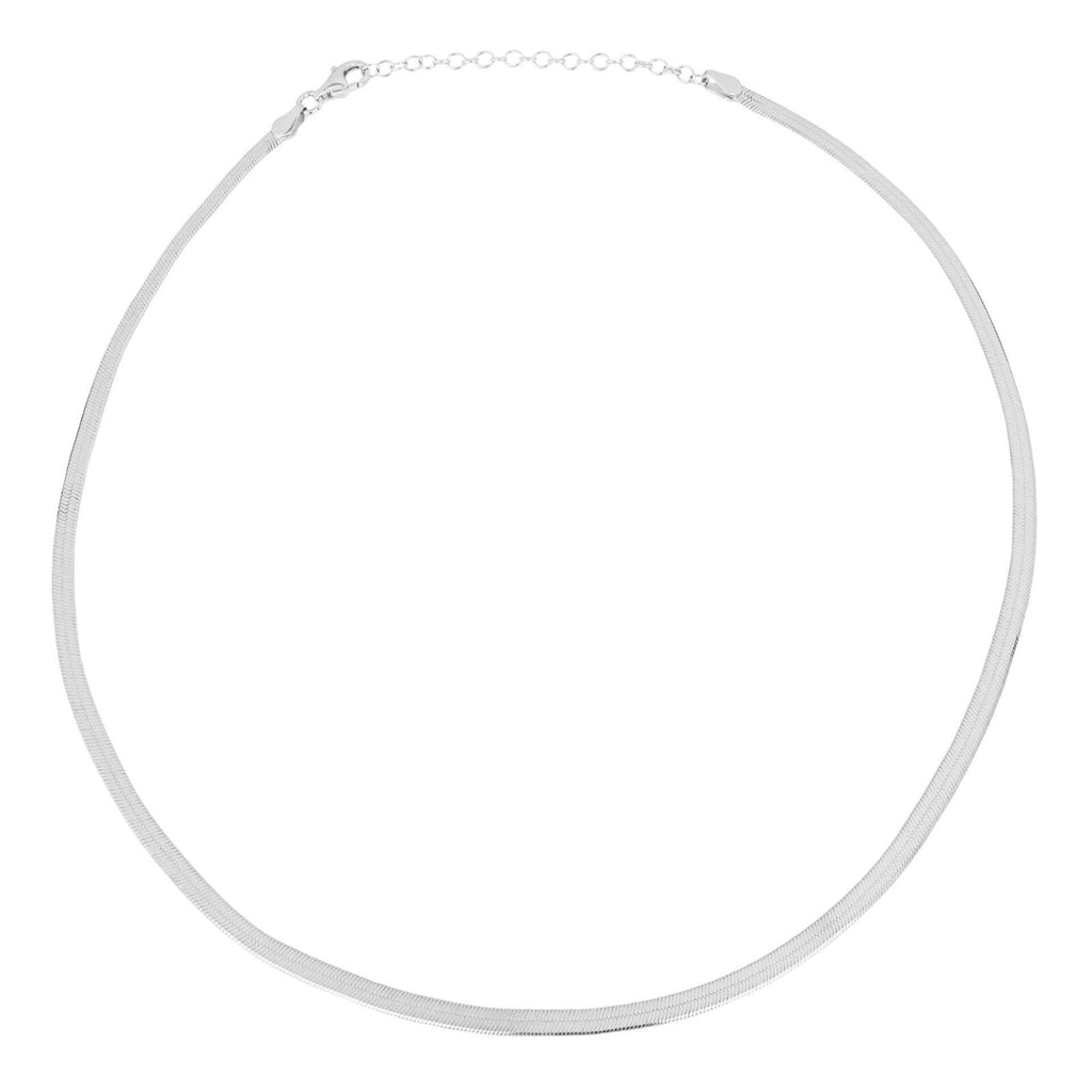 Herringbone Chain Necklace Sterling Silver 925 Hallmarked Brand New Boxed