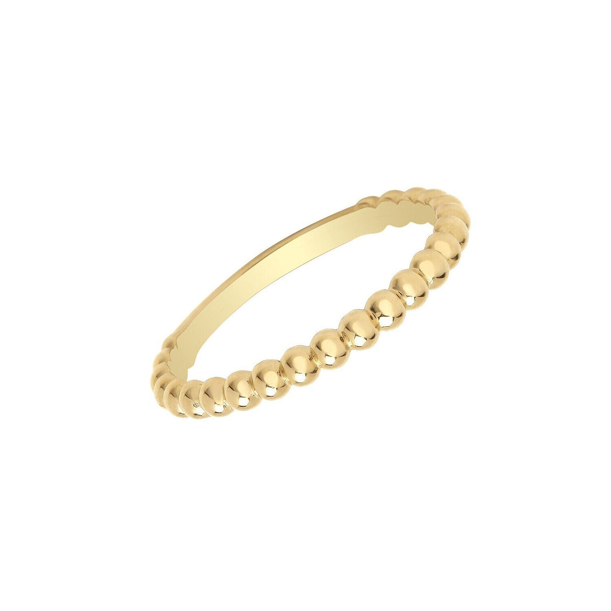 Bobble Ring 9ct Yellow Gold Hallmarked Sizes J - Q British Made Brand New