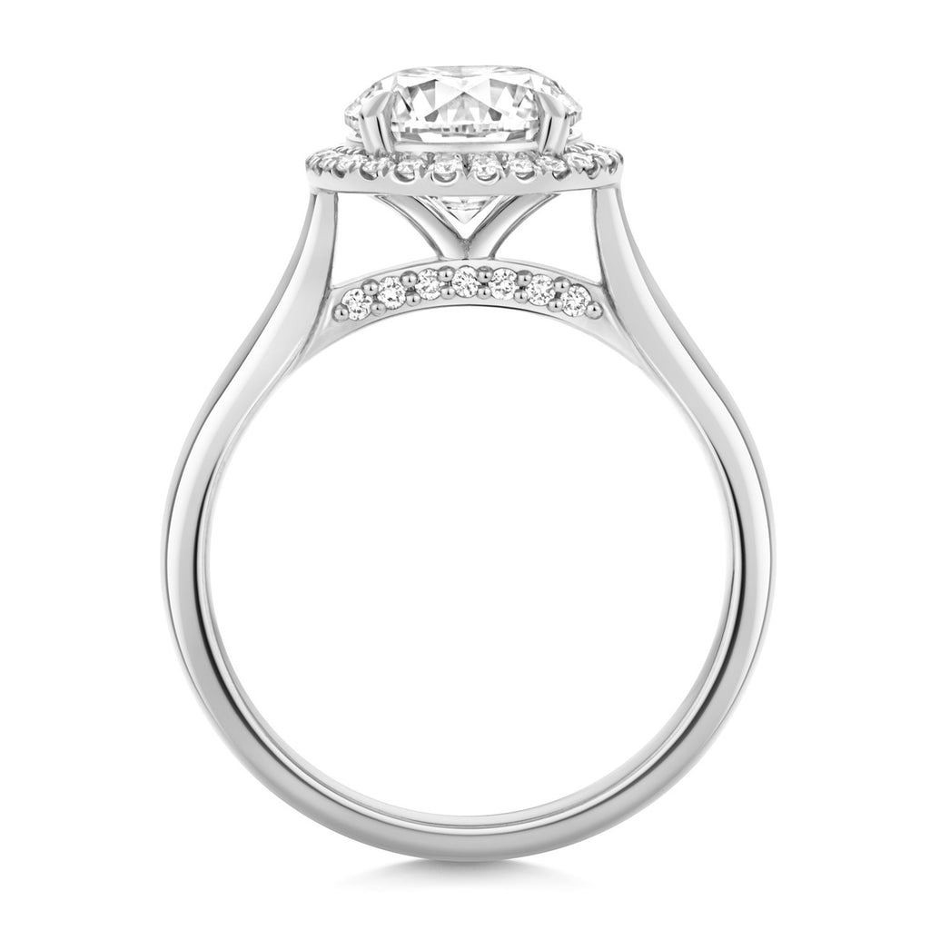 39 Lab-Grown Diamond Engagement Ring 18ct White Gold Hallmarked Sizes J - Q