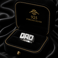 Dad Ring Sterling Silver 925 Hallmarked Sizes British Made Brand New Q - Z