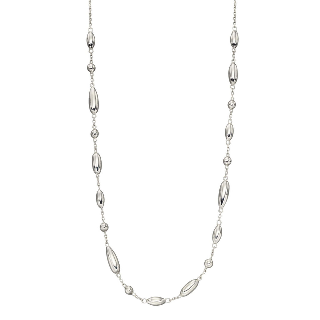 Flower Bud Chain Necklace Sterling Silver 925 Hallmarked Brand New Boxed