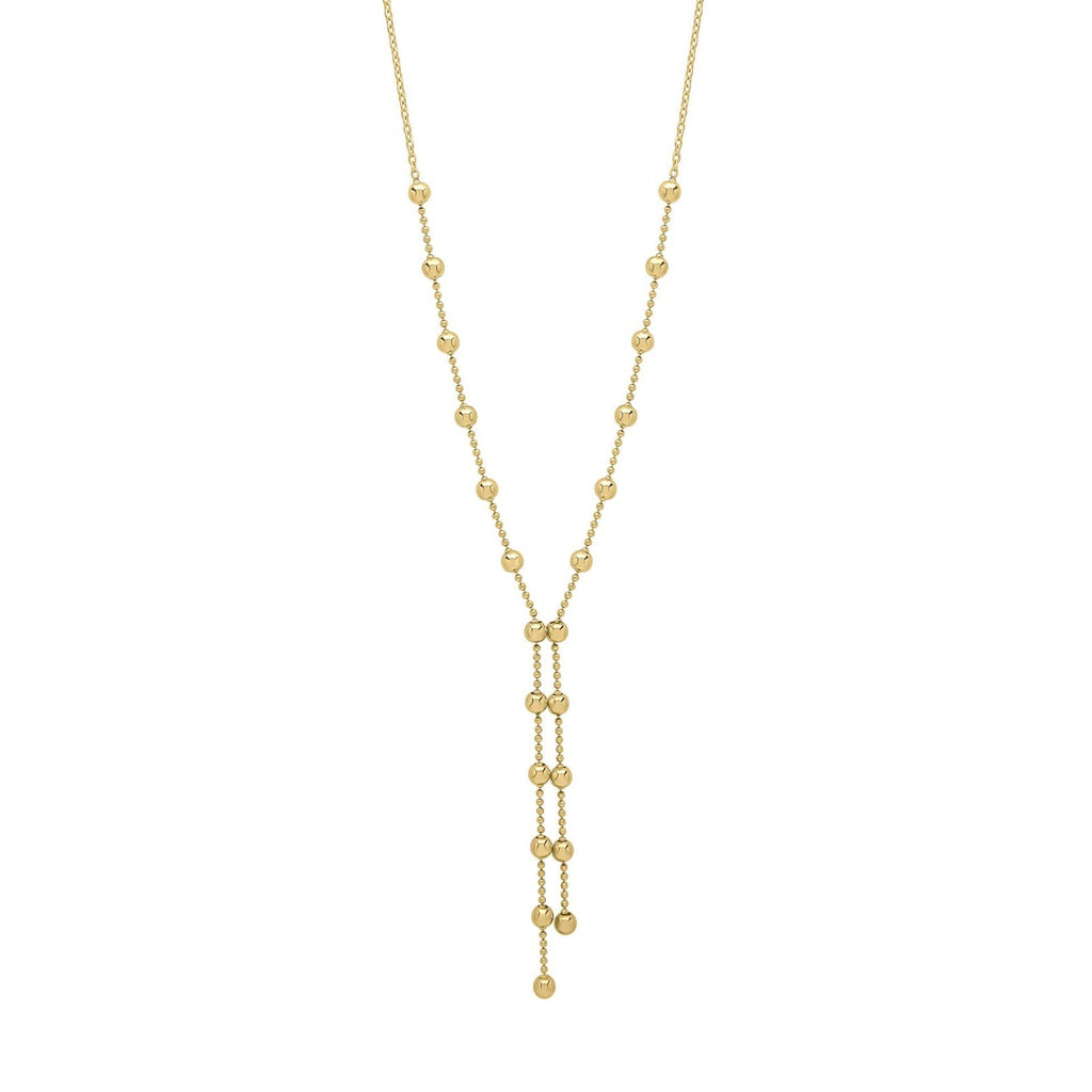 Ball Chain Necklace & Bracelet Set 9ct Yellow Gold 375 Hallmarked British Made