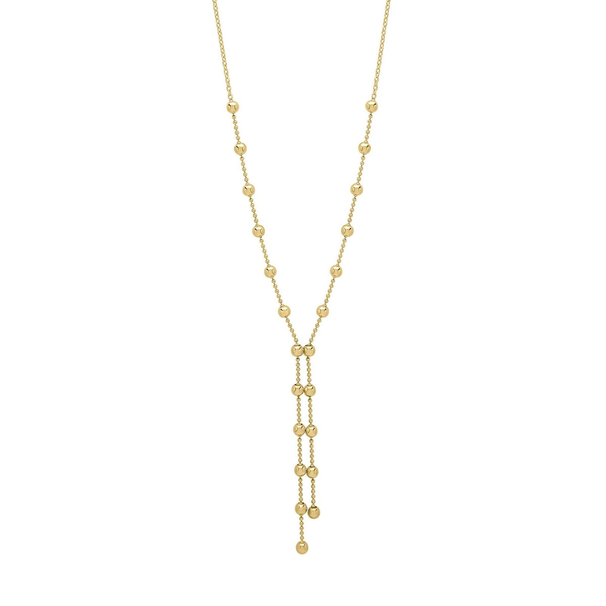 Ball Chain Necklace & Bracelet Set 9ct Yellow Gold 375 Hallmarked British Made