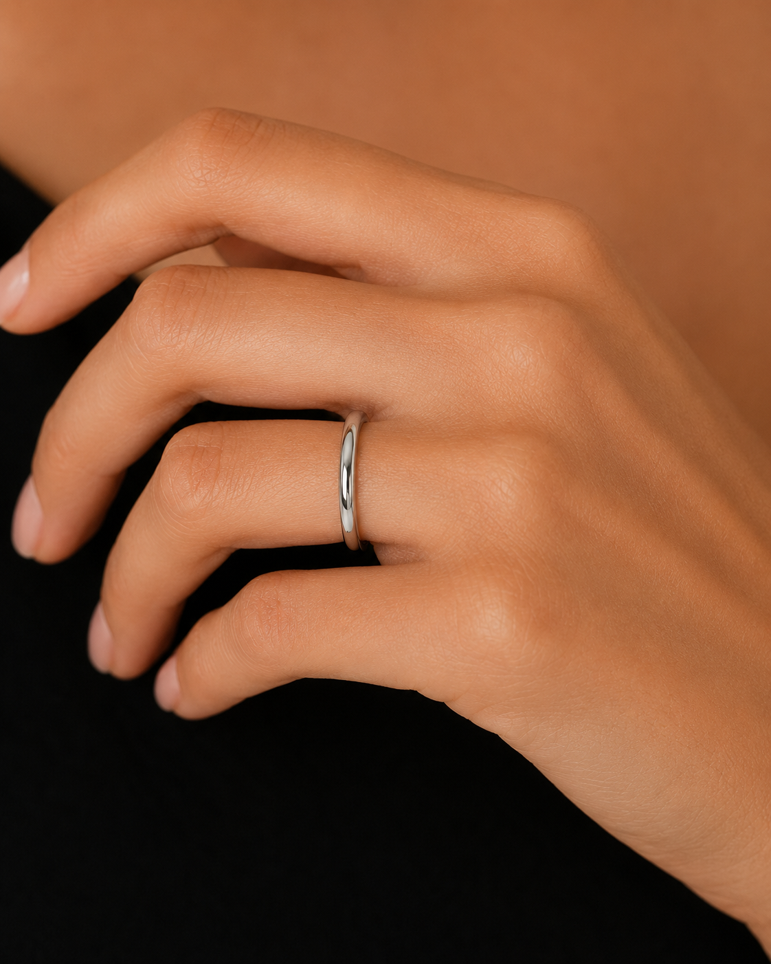 Sterling Silver 3mm Band Ring 925 Hallmarked Size J - Z  British Made Brand New