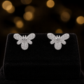 Statement Bee Earrings Sterling Silver 925 Hallmarked British Made Brand New