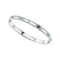Ridged Spinner Bangle Sterling Silver 925 Hallmarked Brand New Boxed