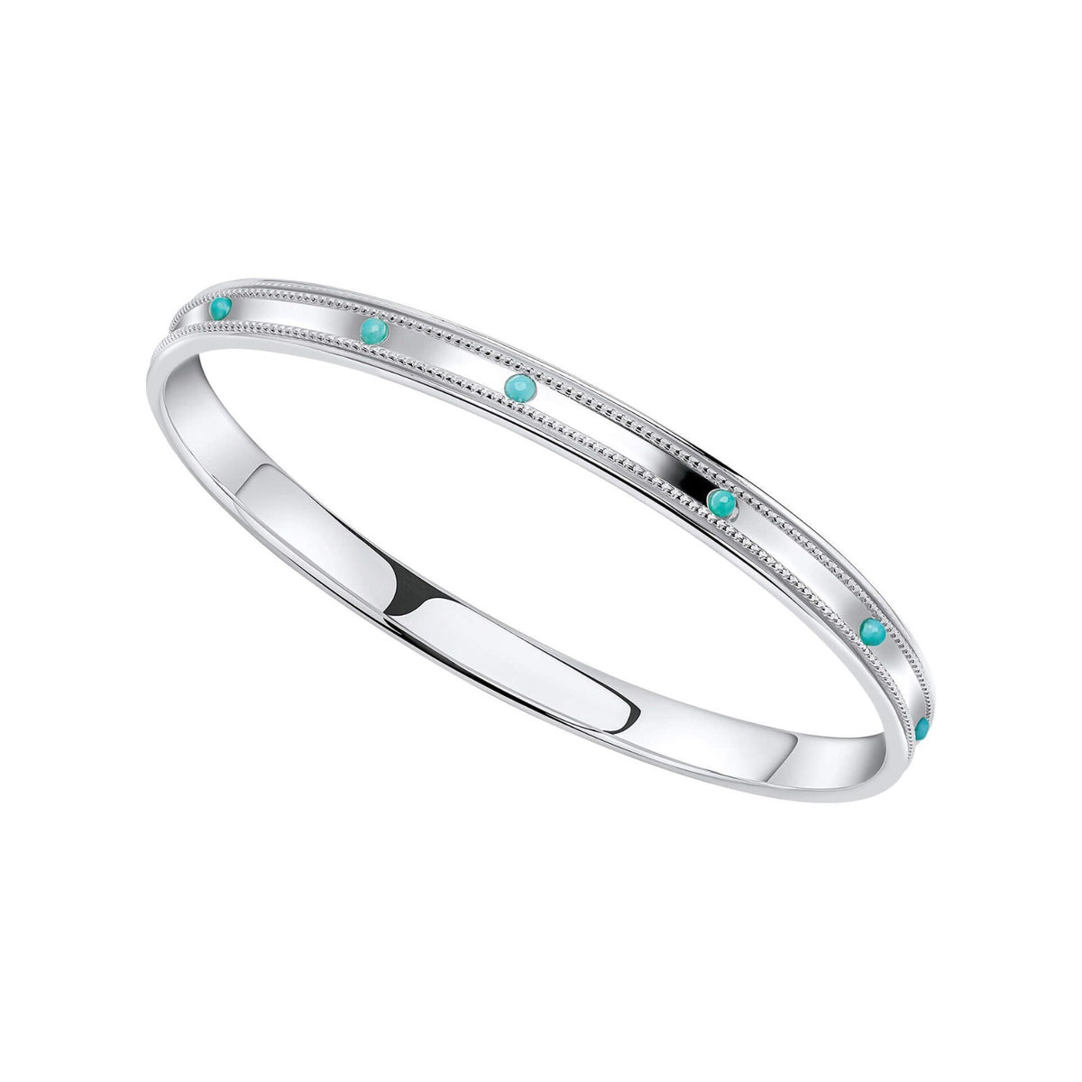 Ridged Spinner Bangle Sterling Silver 925 Hallmarked Brand New Boxed