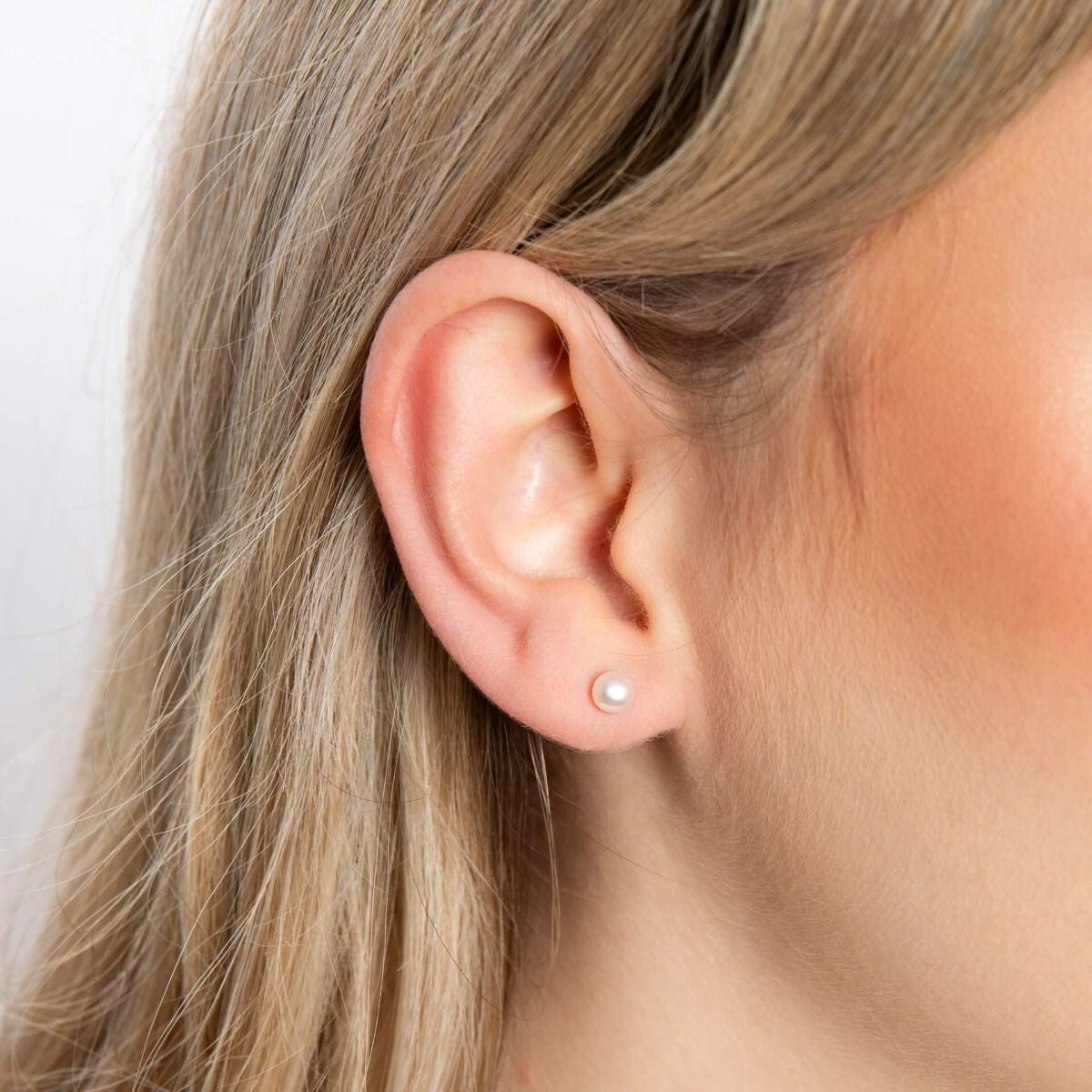 5mm Pearl Stud Earrings Sterling Silver 925 Hallmarked Brand New Boxed