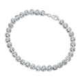 Tennis Zircon Chain Bracelet Sterling Silver 925 Hallmarked Brand New Boxed