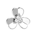 Floral Clover Statement Pendant Sterling Silver 925 Hallmarked All Chain Lengths