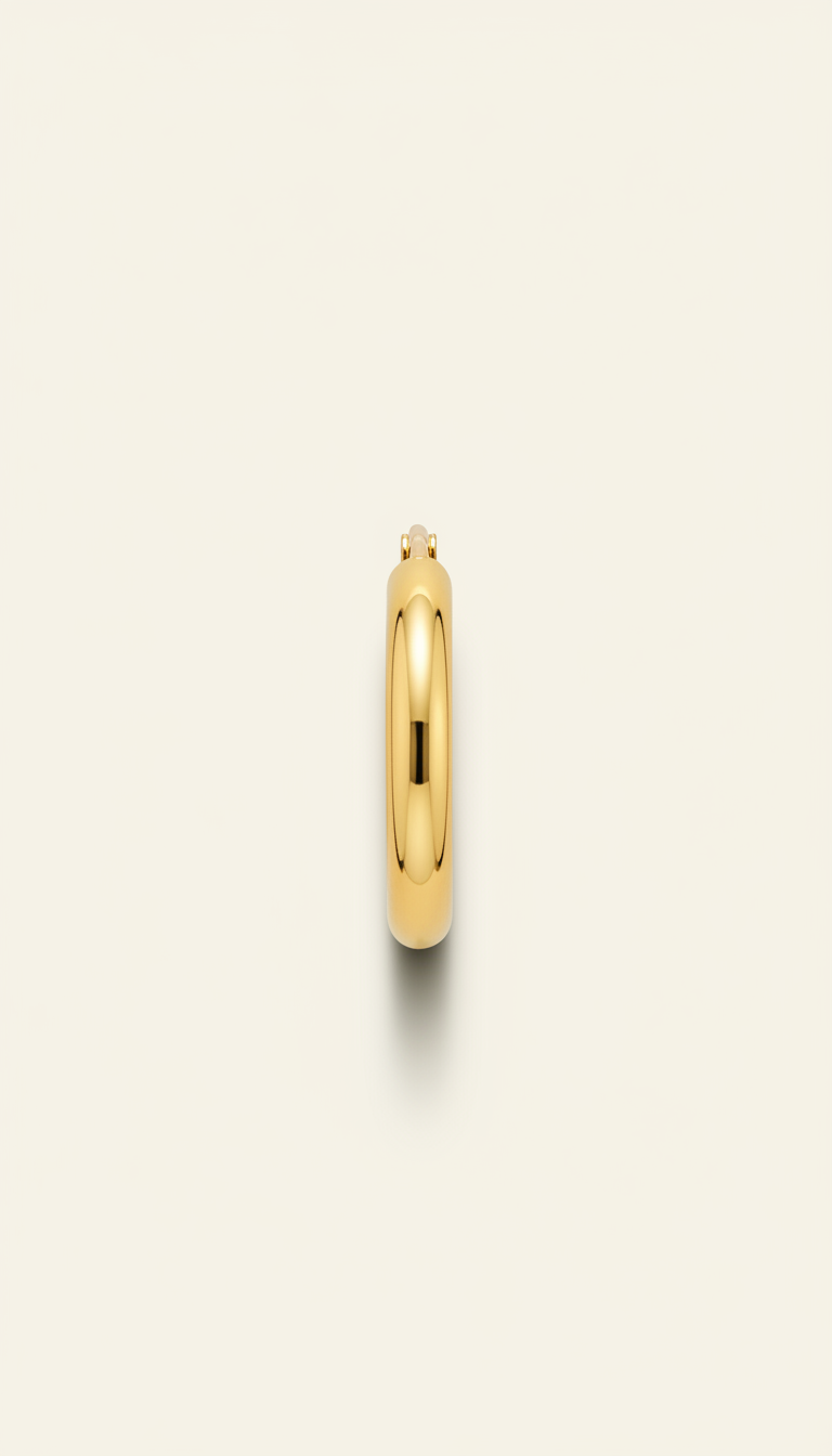 Classic Gold Hoop Earrings Everyday Elegance